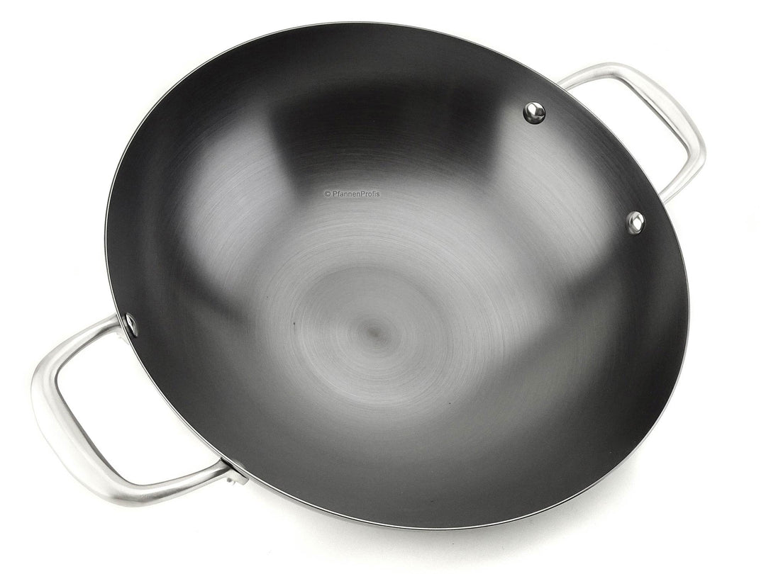 CARL SCHMIDT SOHN iron wok ALTENA 32 cm carbon steel with lid