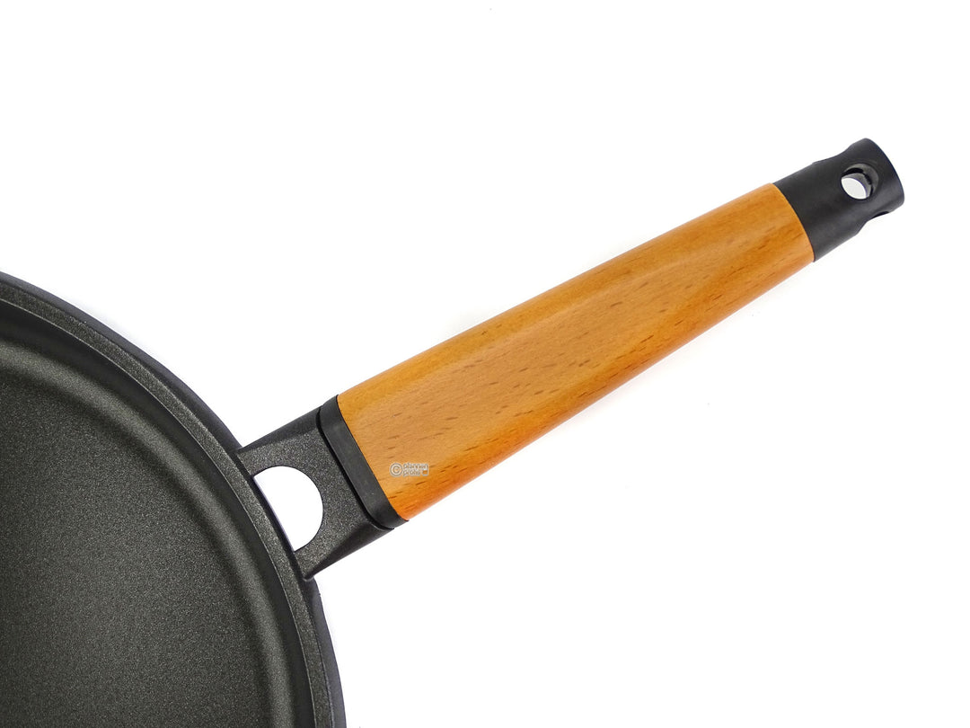 CASTEY cast alu frypan CLASSIC 30 cm detachable wooden handle induction