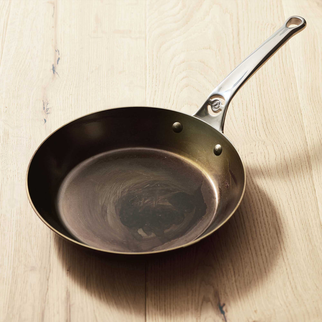 DE BUYER ovenproof iron pan MINERAL B PRO 20 cm carbon steel with stainless steel handle