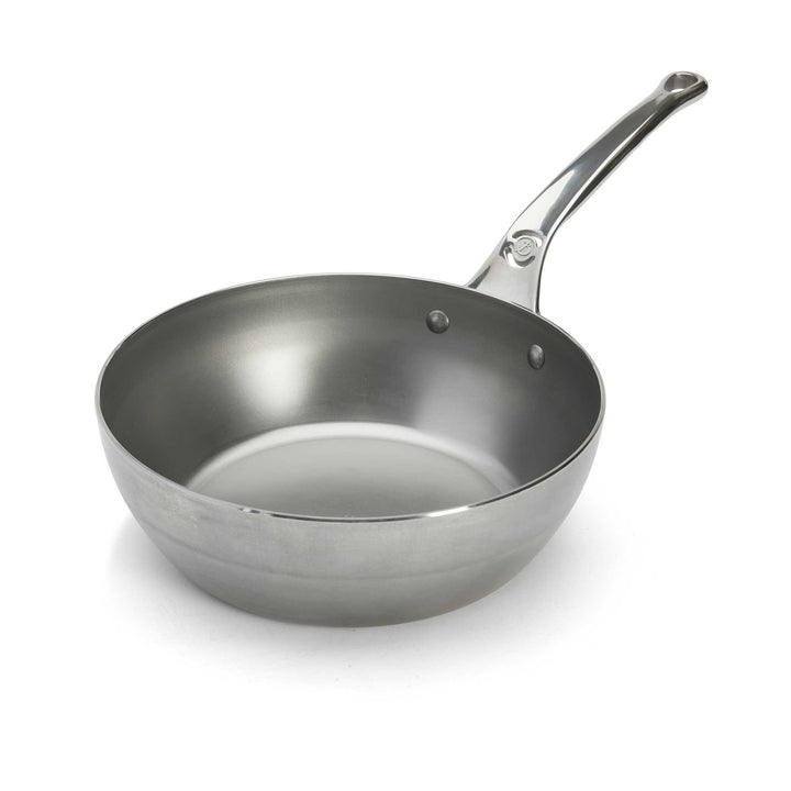DE BUYER country pan MINERAL B PRO 24 cm carbon steel sauté pan high rim ovenproof 