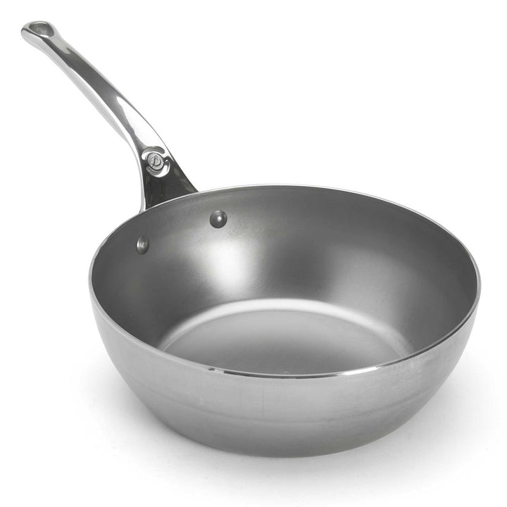 DE BUYER country pan MINERAL B PRO 24 cm carbon steel sauté pan high rim ovenproof 