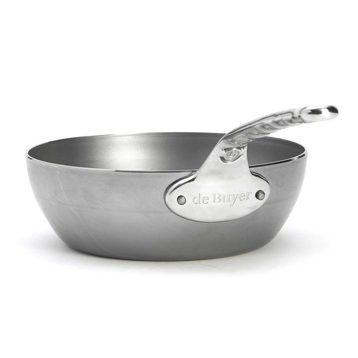 DE BUYER country pan MINERAL B PRO 24 cm carbon steel sauté pan high rim ovenproof 