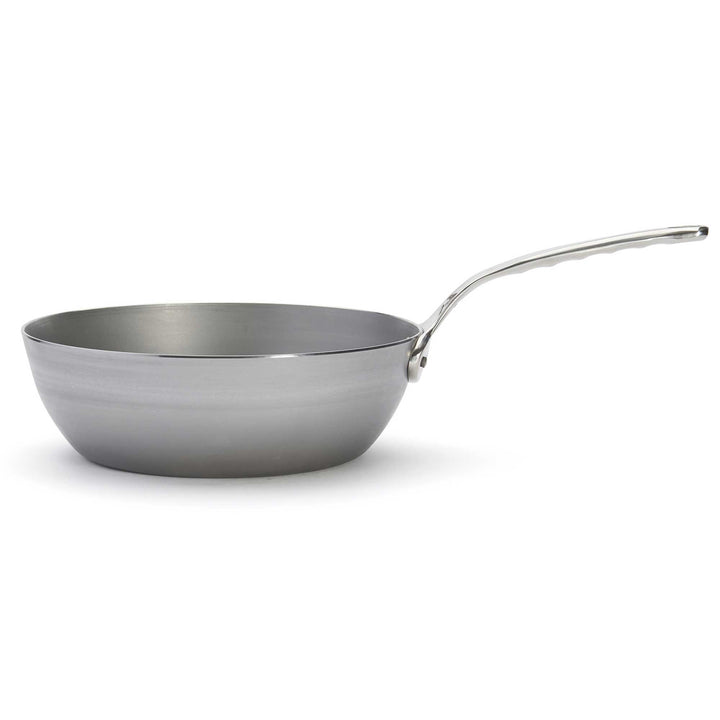 DE BUYER country pan MINERAL B PRO 28 cm carbon steel sauté pan high rim ovenproof 