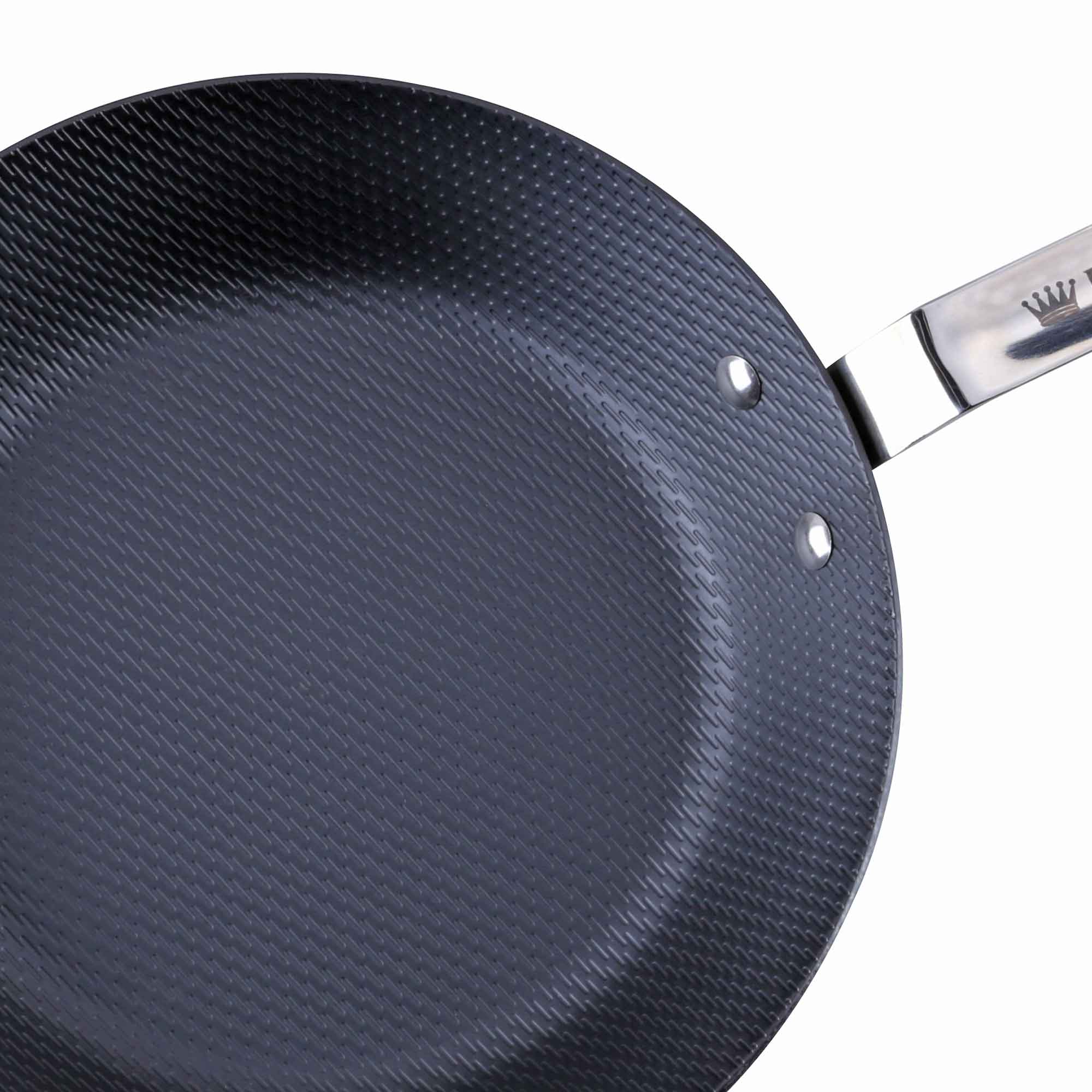 Navaris Karbonstahl-Pfanne 28 Cm – Professionelle Bratpfanne Für Alle Herdarten Inkl. Induktion