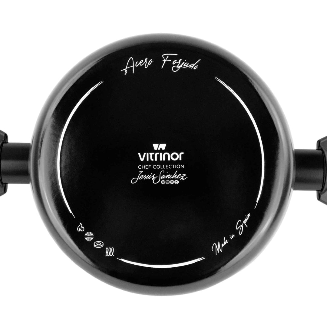 VITRINOR casserole en acier émaillé anti-adhésive CHEF COLLECTION 24 cm 4,4L