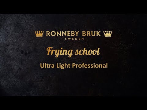 RONNEBY BRUK cast iron frypan ULTRA LIGHT PROFESSIONAL 36 cm pre-seasoned, with 2 side handles