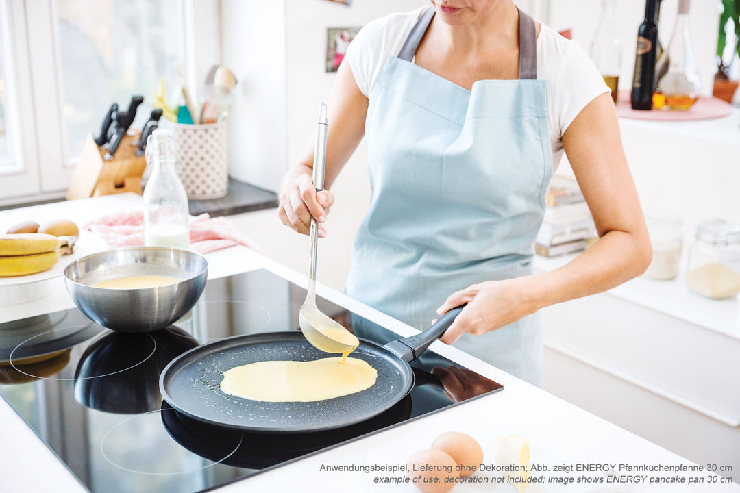 Pdella Crepes Pancake 30 cm in alluminio fuso a induzione –