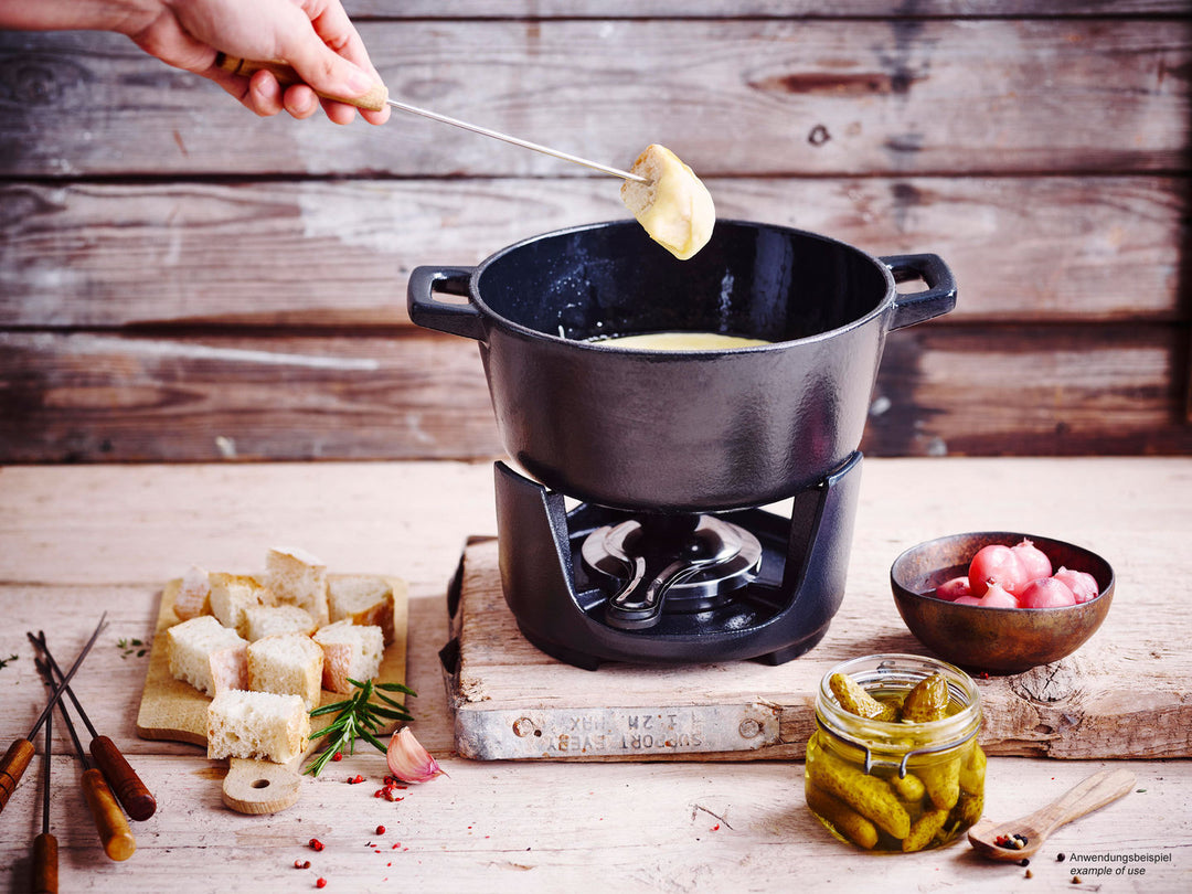 BEKA Fondue-Set NORI emailliertes Gusseisen für 8 Personen