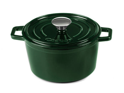 CASTEY Gusseisen Topf COCOTTE 18 cm JADE Emaille