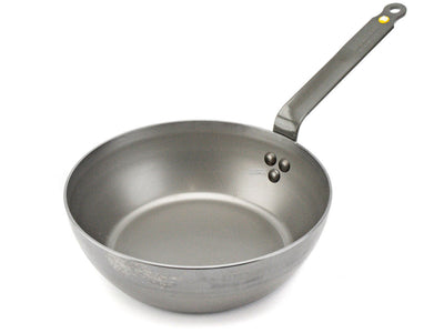 DE BUYER Bauerntopf MINERAL B ELEMENT 24 cm Sauteuse Schwenkpfanne Eisenpfanne