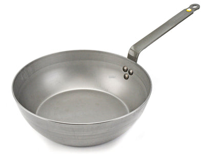 DE BUYER Bauerntopf MINERAL B ELEMENT 28 cm Sauteuse Schwenkpfanne Eisenpfanne
