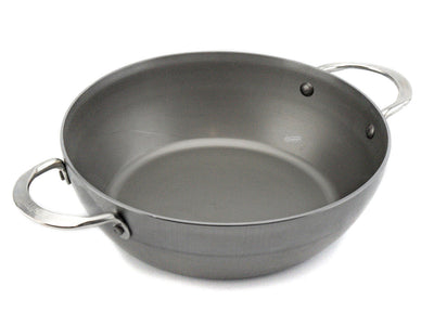 DE BUYER Bauerntopf MINERAL B ELEMENT 28 cm Eisenpfanne mit 2 Griffen