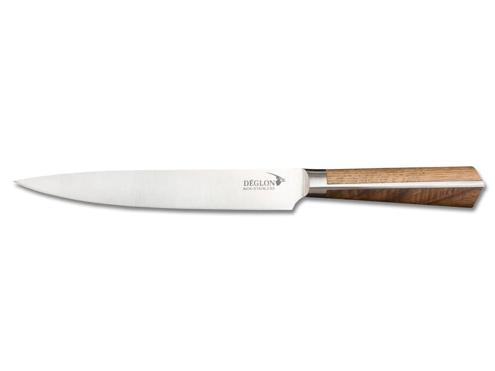 DÉGLON Schinkenmesser HIGH WOODS 19 cm mit Holzgriff Weiß-Eiche + Walnuss