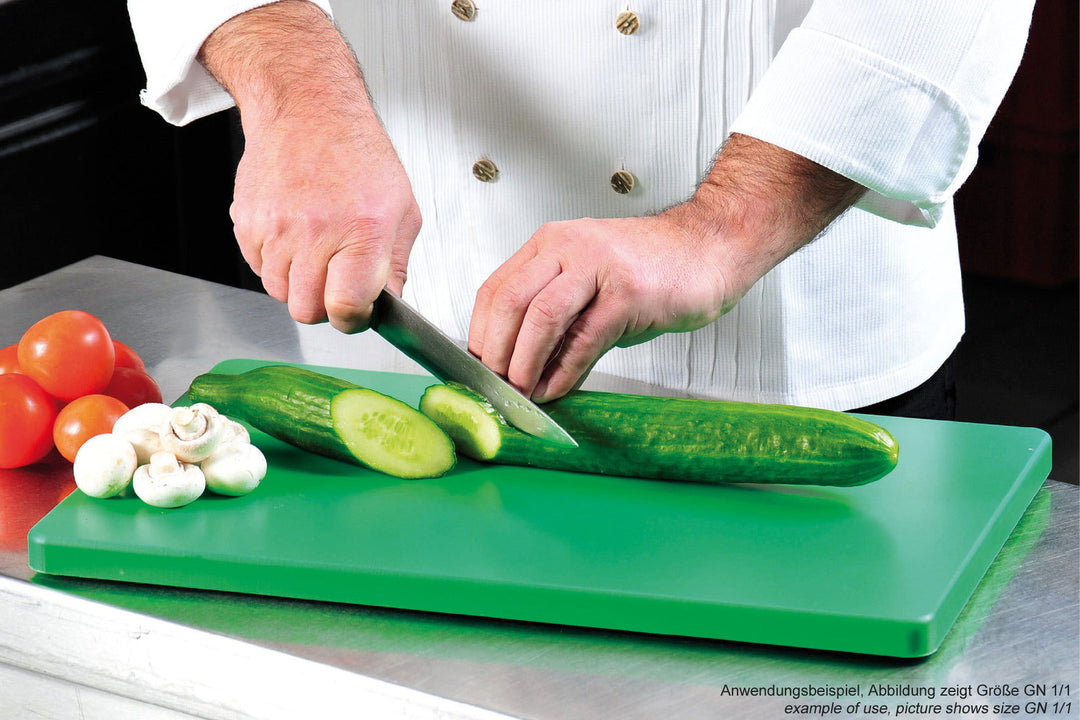 cutting board HACCP green GN 1/1 non-slip –