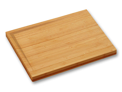 KESPER Bambus Schneidebrett mit geneigter Schneidfläche 38 x 28 x 3,5 cm
