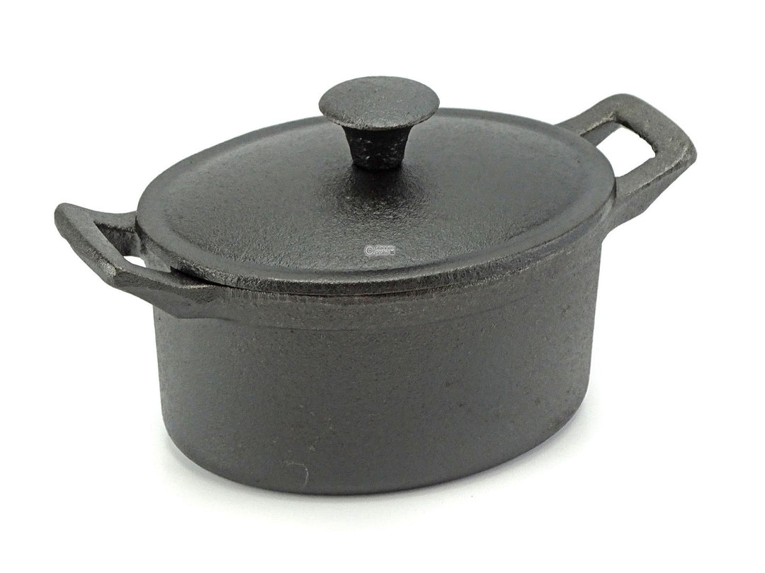 mini casserole cocotte cast iron oval serving dish –