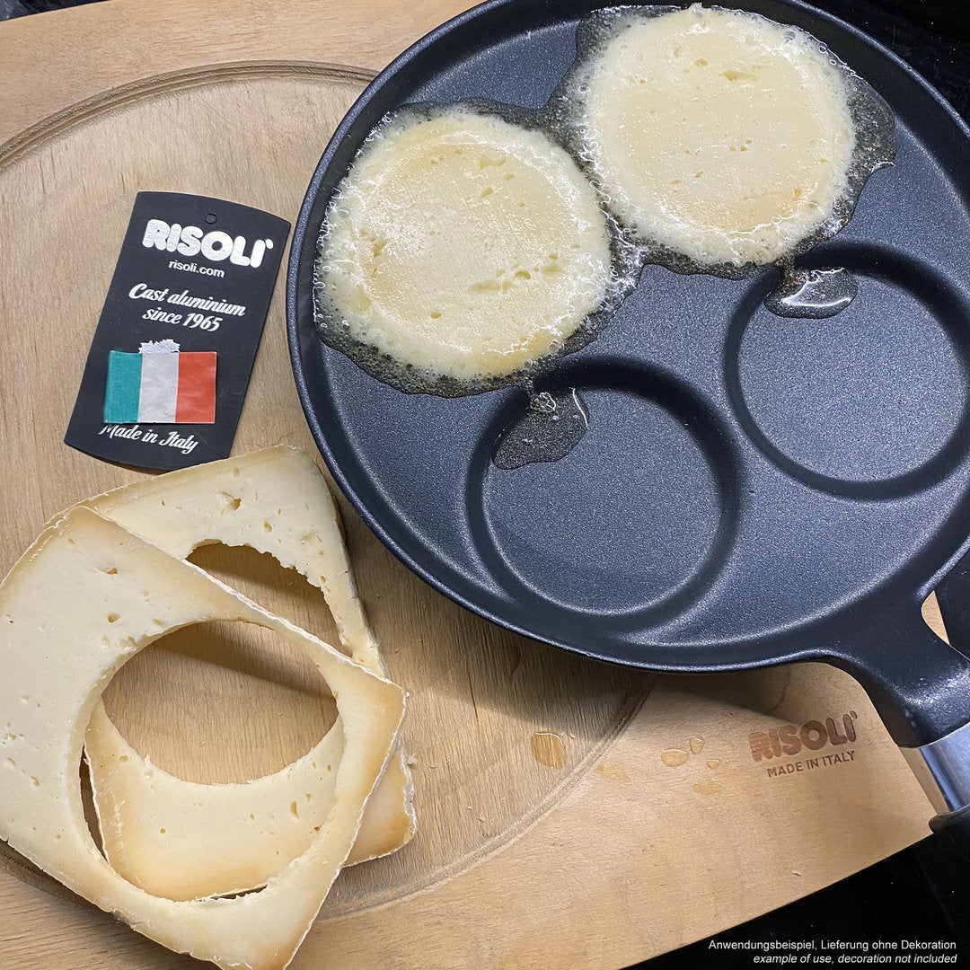 Padella Crepes Pancake 25 cm in alluminio fuso a induzione