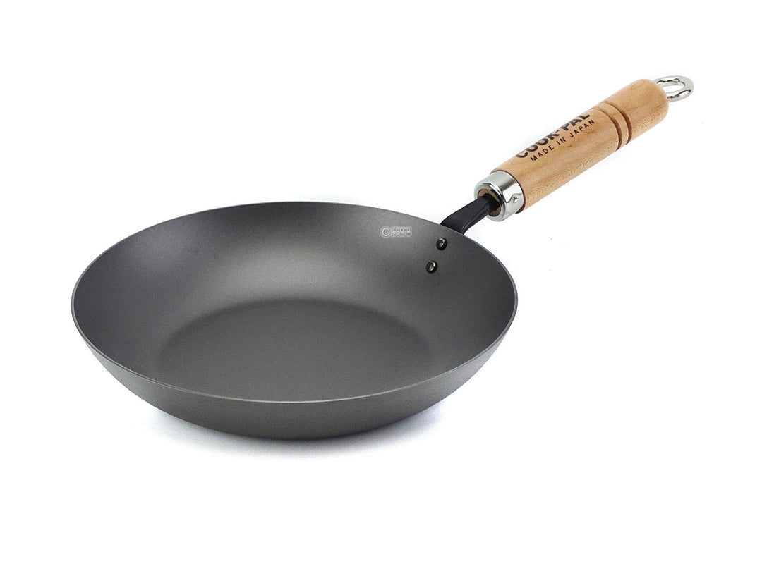 Blue Carbon Steel Wok - Preseasoned Carbon Steel Skillet - Traditional  Japanese Cookware for Electric Induction Cooktops Woks