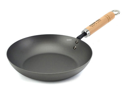 YOSHIKAWA Eisenpfanne 24 cm Carbonstahl Bratpfanne aus Japan