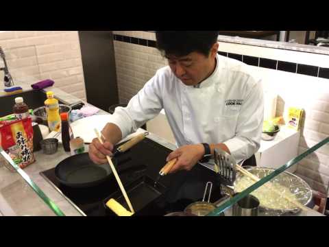 YOSHIKAWA Tamagoyaki Eisenpfanne L japanische Omelettepfanne Carbonstahl